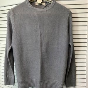 Zara knit sweater with open back. Size L.